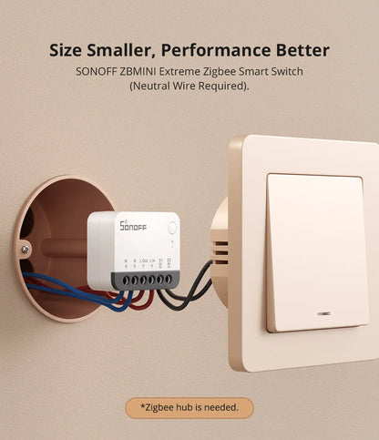 SONOFF ZBMINIR2 Zigbee Smart Switch with Remote Control - Smarsty
