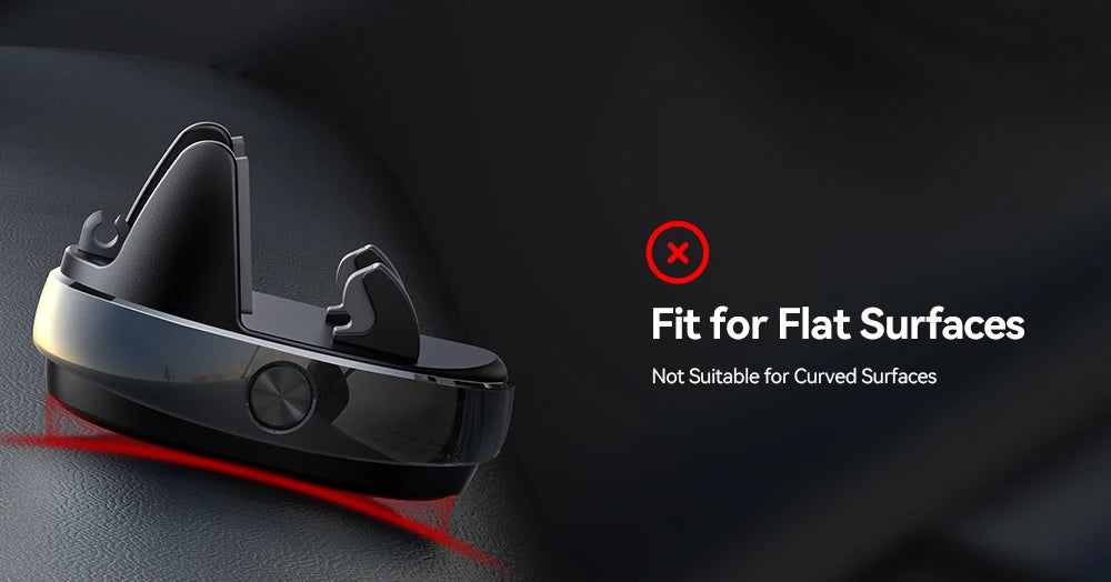 Car Phone Mount Dashboard One Handed Operation 360 Rotation - Smarsty
