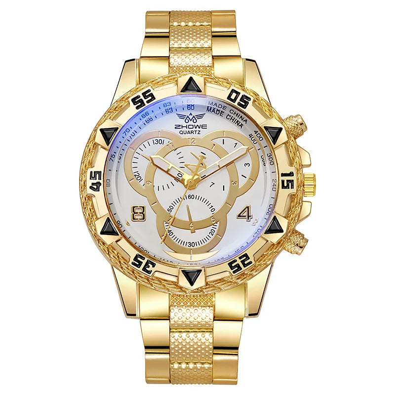 Fashion Male Business Dress Quartz Wrist Watch for Men - Smarsty