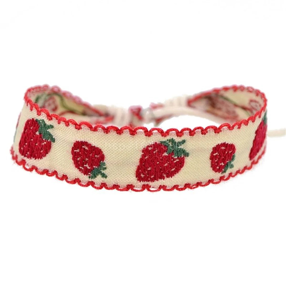 Boho Strawberry Flower Bracelet for Kids Friendship - Smarsty