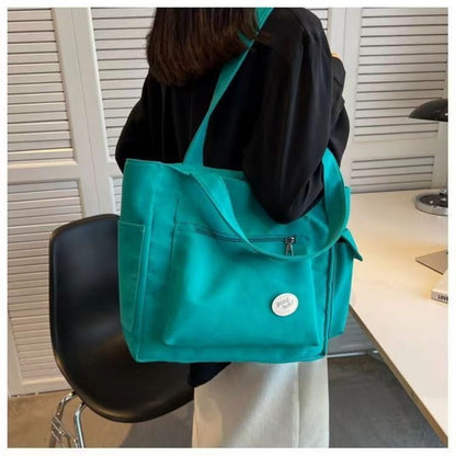 Women Canvas Tote Bag Large Capacity Shoulder Handbag - Smarsty