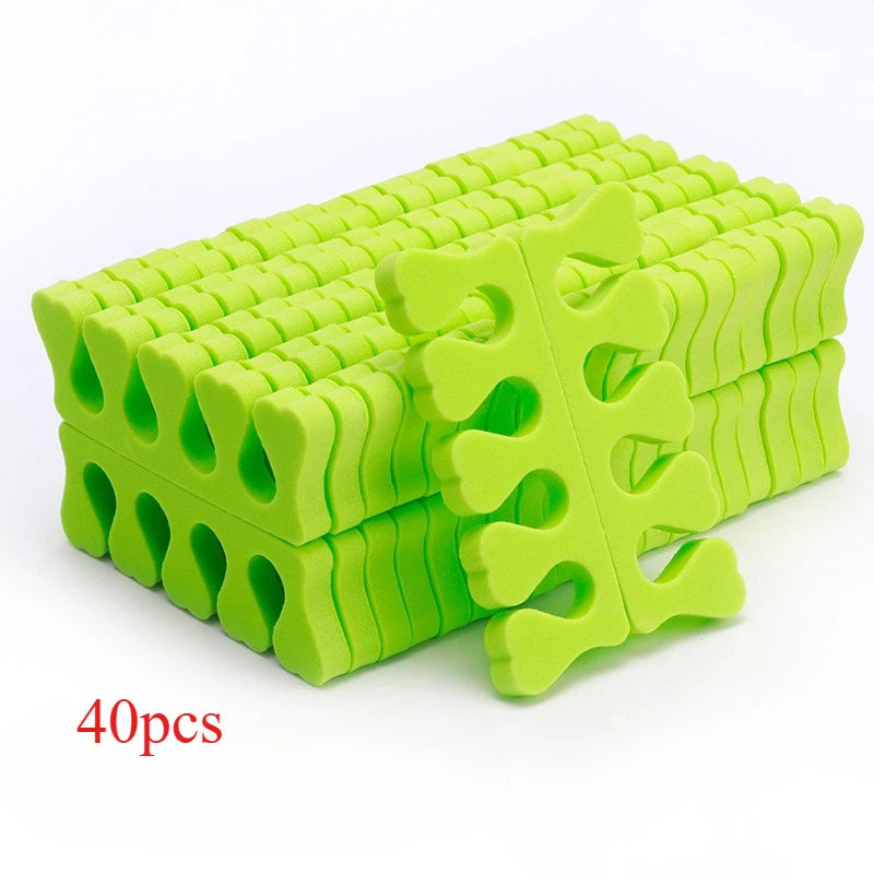 Soft Sponge Nail Art Toe Separators for Perfect Pedicures - Smarsty