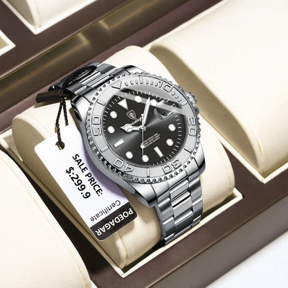 Luxury Waterproof Quartz Watch for Men with Luminous Feature - Smarsty