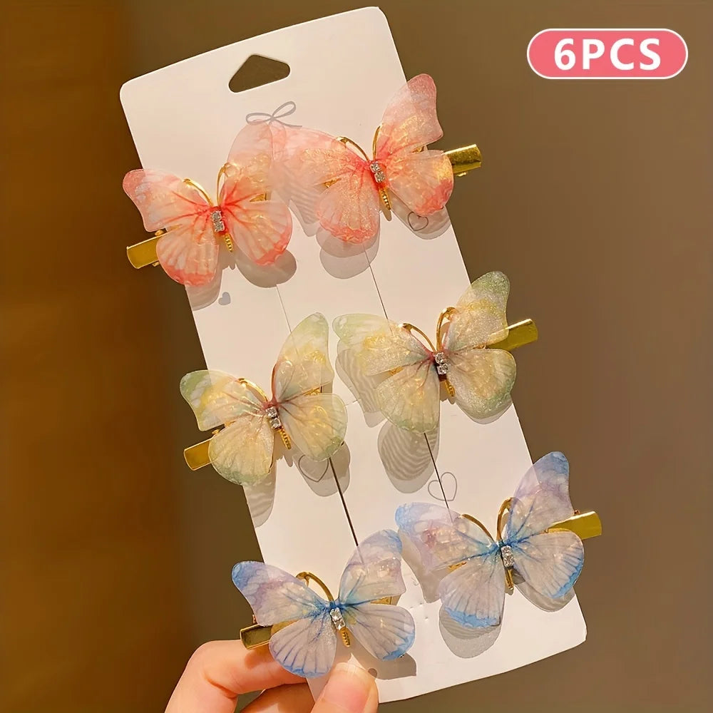 Cute Butterfly Hairpins for Girls with No-Hurt Design - Smarsty
