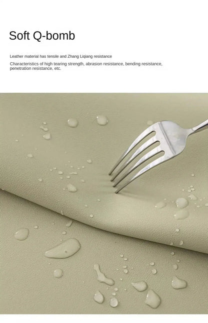Waterproof Leather Table Cloth for Easy Cleaning - Smarsty