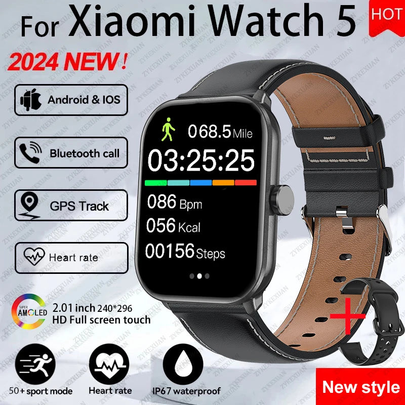 Xiaomi Watch 5 Global Version HD AMOLED GPS Smart Watch - Smarsty