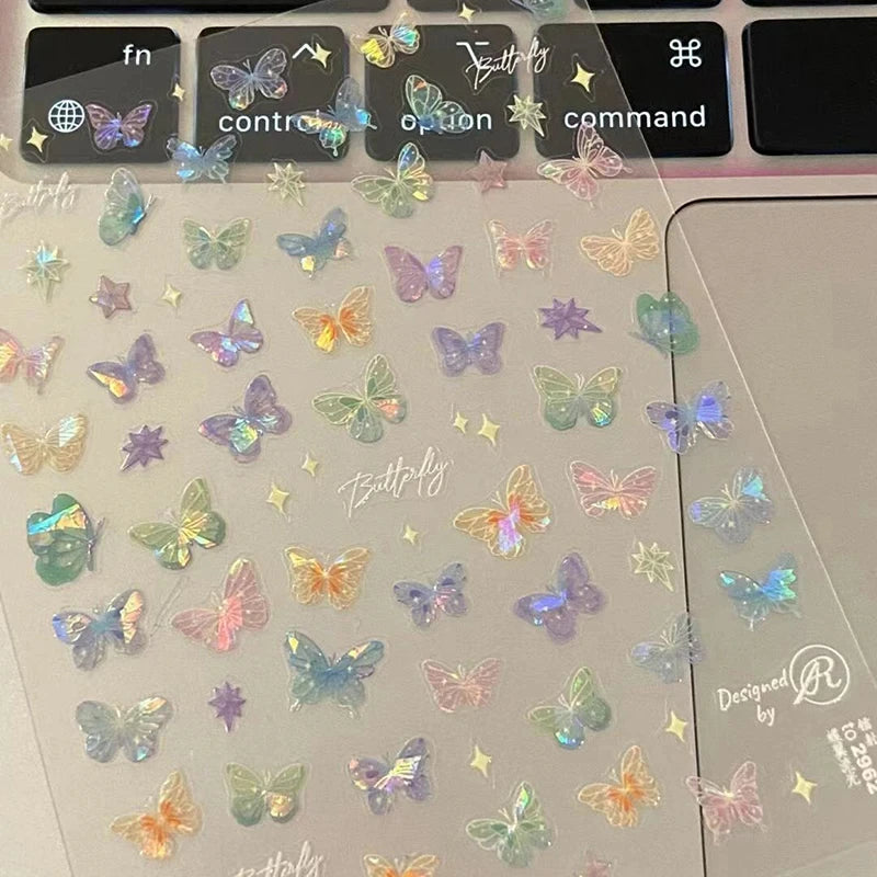 Colorful Butterfly Nail Art Stickers for Stunning Designs - Smarsty
