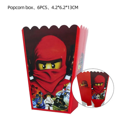 Ninja Theme Birthday Party Disposable Tableware Set - Smarsty