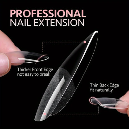 120Pcs Full Cover French Press On Nail Tips - Smarsty