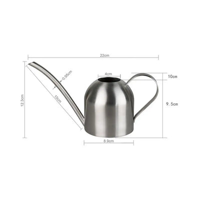 Stainless Steel Long Mouth Watering Can for Indoor Plants - Smarsty