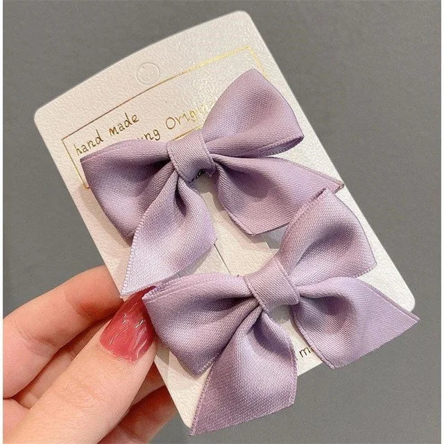 Elegant Flower Bow Hair Clips for Kids and Ladies - Smarsty