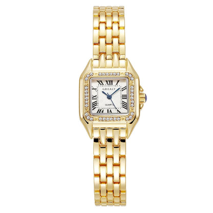 Square Alloy Women Quartz Watch for Casual Style - Smarsty