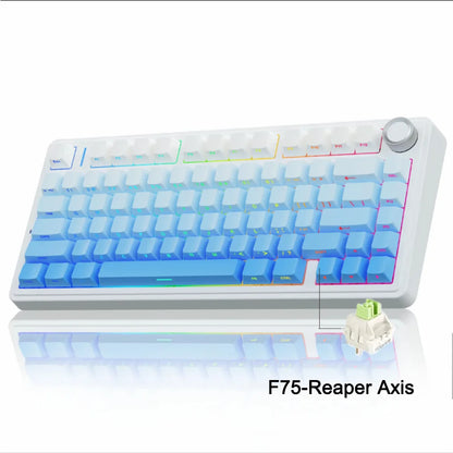 Gaming Mechanical Keyboard 75 Percent RGB Gasket Structure