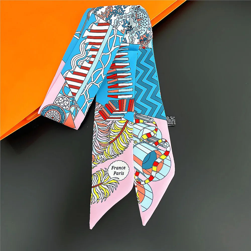 Silk Summer Scarf for Women Lightweight Neckwear - Smarsty