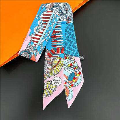 Silk Summer Scarf for Women Lightweight Neckwear - Smarsty