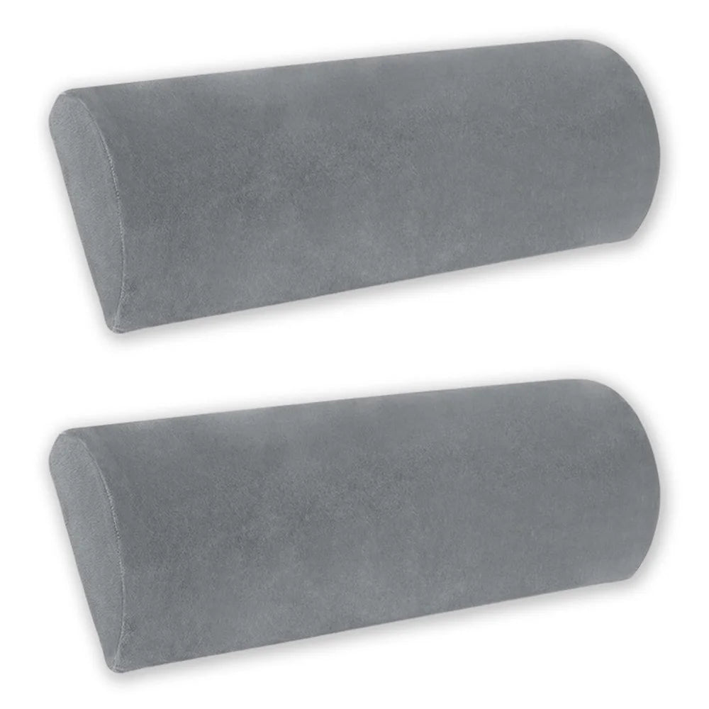 Half Moon Memory Foam Bolster Pillow for Comfort Support - Smarsty