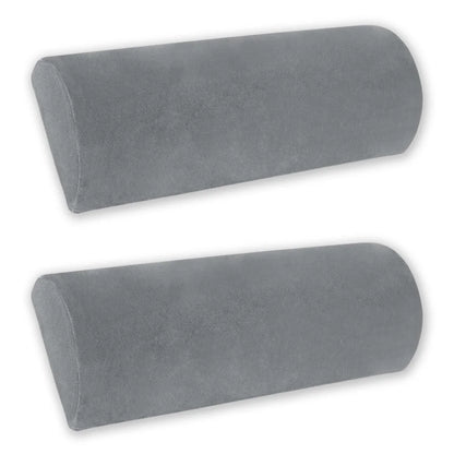 Half Moon Memory Foam Bolster Pillow for Comfort Support - Smarsty
