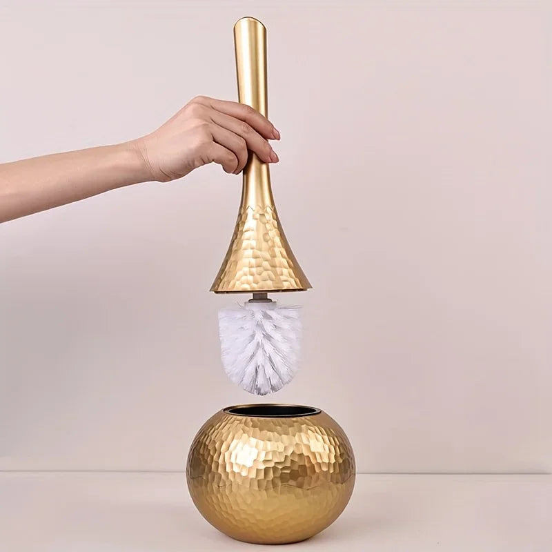 Golden High-End Toilet Brush with Long Handle - Smarsty