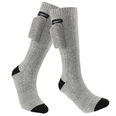 Electric Heating Socks 3 Mode Rechargeable Anti-Cold Thermal Heated Foot Warmer For Outdoor Camping Ski Sport Winter(no battery)