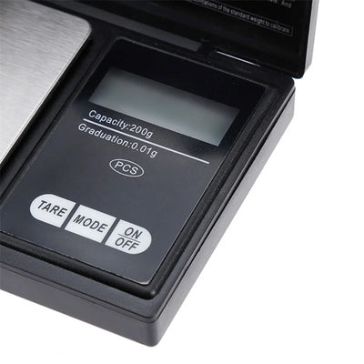 0.01g Jewelry Mini Stainless Steel Electronic Scale Digital Pocket Scale Gold Gram Balance Weight Scale Portable Pocket Scale - Smarsty