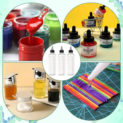 Plastic Dropper Bottles with Twist Top Cap for Juices - Smarsty