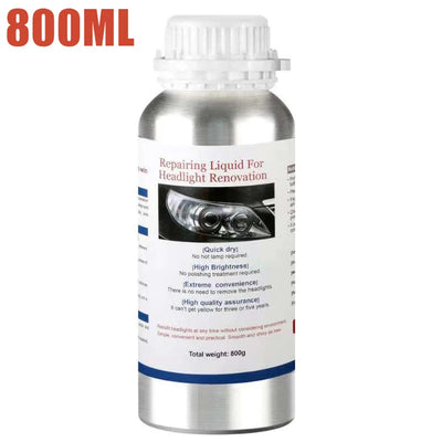 800ML Car Headlight Repair Fluid Headlight Polishing Restoration Polishing The Headlights - Smarsty