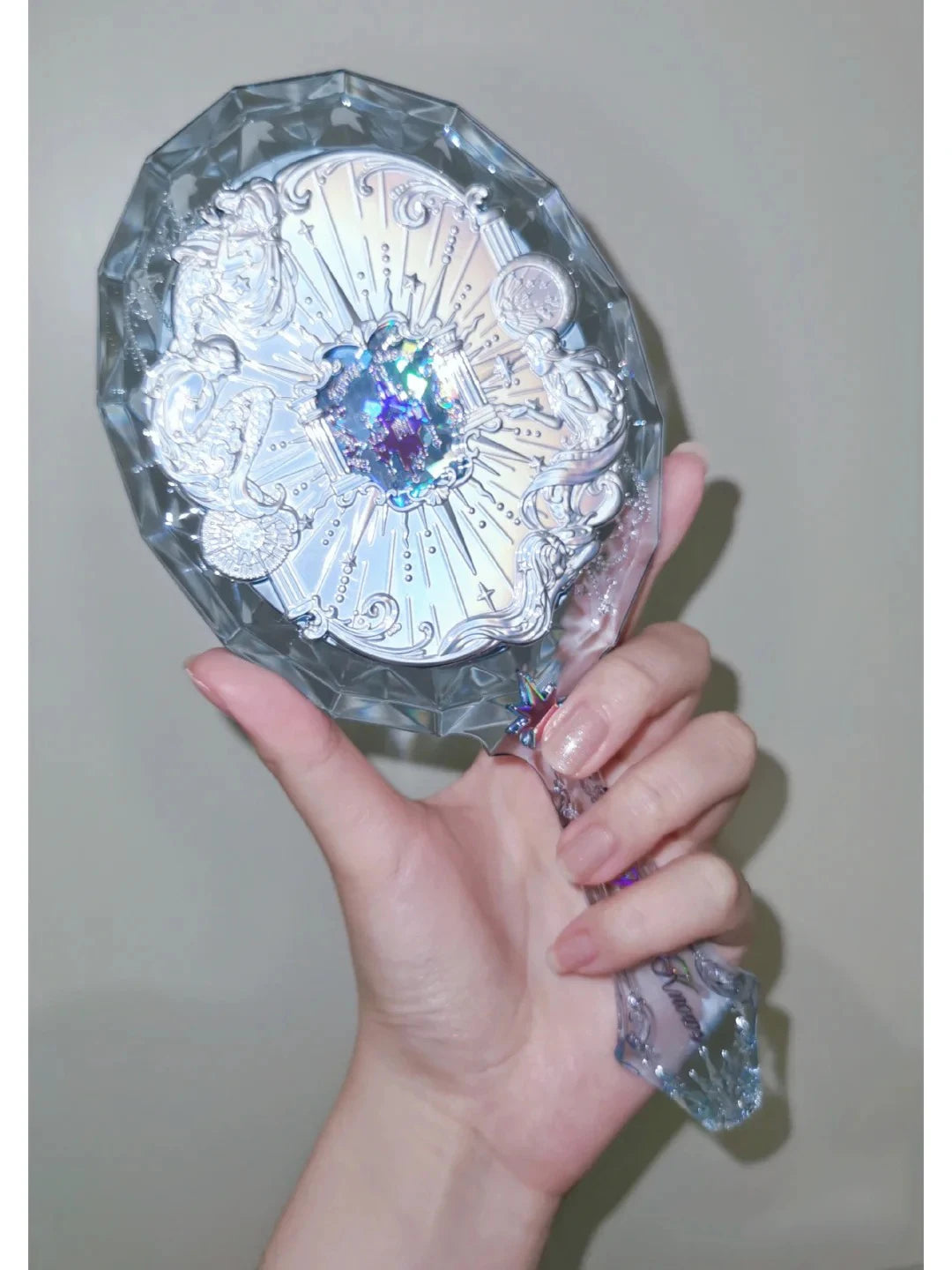 Flower Knows Handheld Mirror Moonlight Mermaid Design - Smarsty