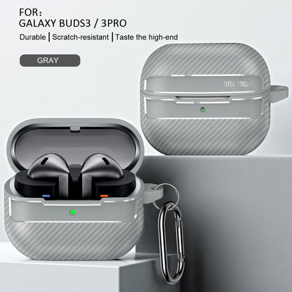Carbon Fiber Earphone Case for Samsung Galaxy Buds 3 - Smarsty