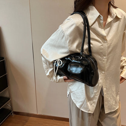 Korean Edition Underarm Bow Bag Women Versatile Shoulder Bag - Smarsty