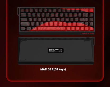 Mechanical Gaming Keyboard Hot Swap 68 Keys Rapid Trigger