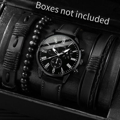 Men's Fashion Quartz Watches Set with Nylon Bands - Smarsty