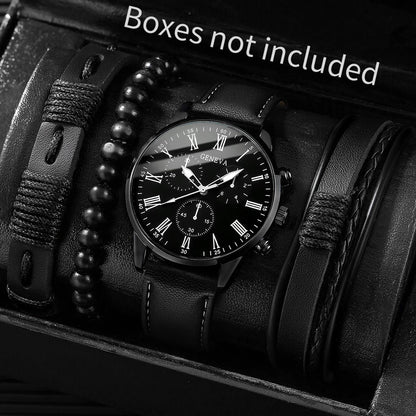 Men's Fashion Quartz Watches Set with Nylon Bands - Smarsty