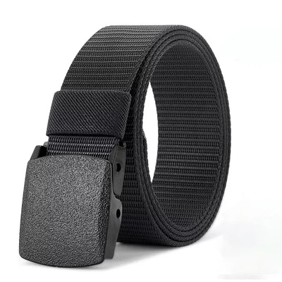 Military Tactical Nylon Belt with Automatic Buckle Durable Outdoor Canvas Belt for Men - Smarsty