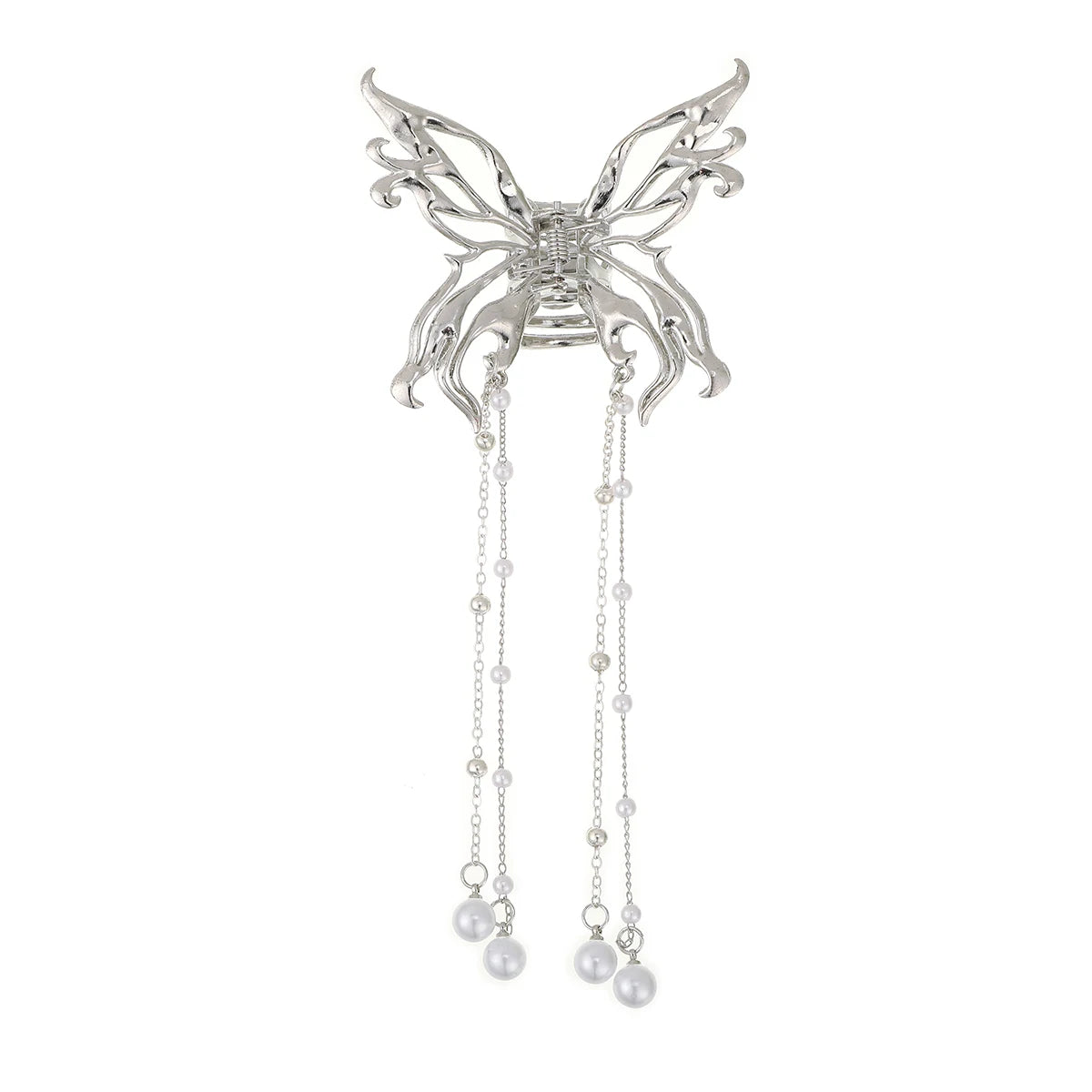 Korean Pearl Butterfly Hair Claw Clip For Women Stylish - Smarsty