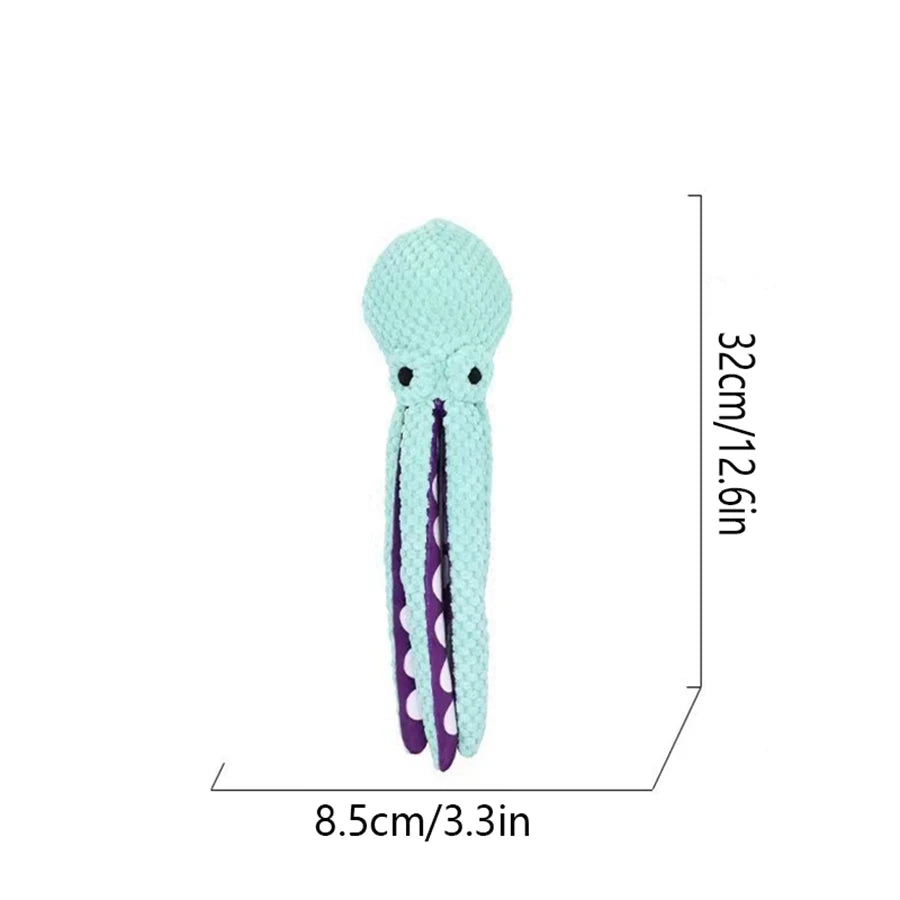 Interactive Plush Dog Octopus Toy with Sound - Smarsty