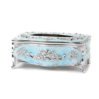 European tissue box, high-end hotel restaurant napkin extraction box, kitchen and living room tabletop tissue storage box by Smarsty