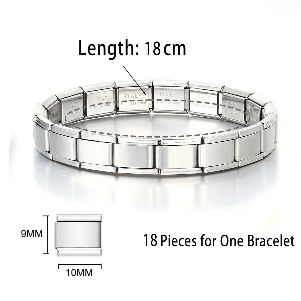 Stainless Steel Bracelet for Men and Women Gold Black - Smarsty