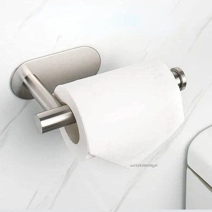 No Drilling Stainless Steel Toilet Paper Holder - Smarsty