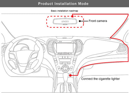 Three Channel Dash Cam 1080P With Three Lenses For Cars - Smarsty