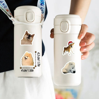 10/50/100pcs Funny Dog Stickers Cartoon Cute Decals Toy Stationery Guitar Phone Bicycle Laptop Luggage Car Graffiti Kids Sticker - Smarsty