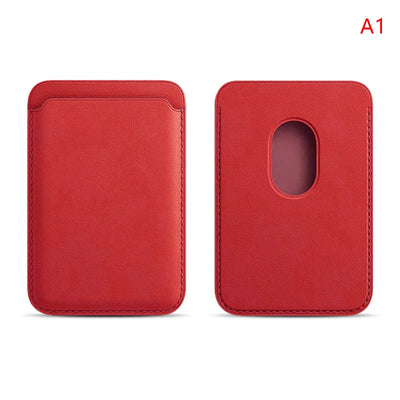 MagSafe Leather Wallet Case With Card Holder For iPhone - Smarsty