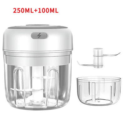 HiPiCok Meat Grinder Electric Garlic Crusher Food Chopper Mini Garlic Press Vegetable Chopper Masher Machine USB Kitchen Gadgets by Smarsty