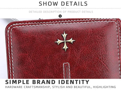 2023 New Mini Women Wallets Free Name Engraving Fashion Small Wallets Zipper PU Leather Quality Female Purse Card Holder Wallet