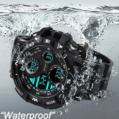 YIKAZE Waterproof Digital Sports Watch for Men - Smarsty
