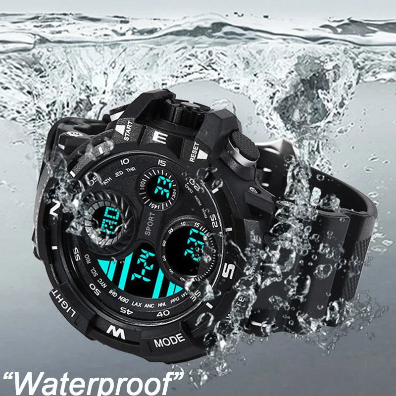 YIKAZE Waterproof Digital Sports Watch for Men - Smarsty