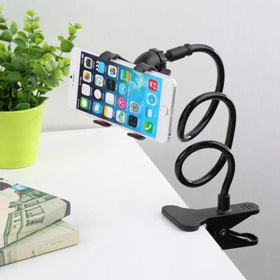 Gooseneck Phone Holder With Flexible Clip Bracket Arm - Smarsty