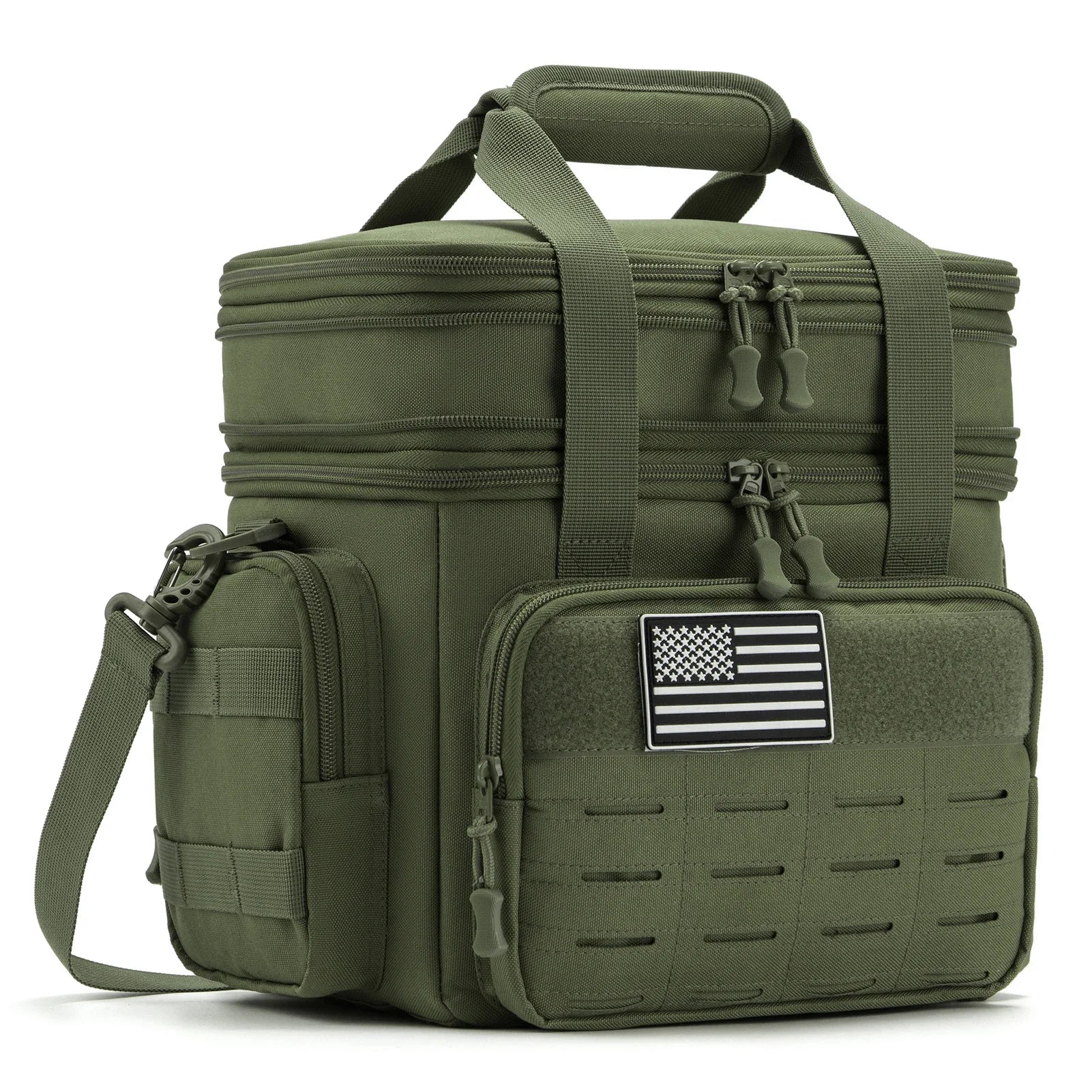18L Expandable Tactical Lunch Box Insulated Cooler Bag - Smarsty