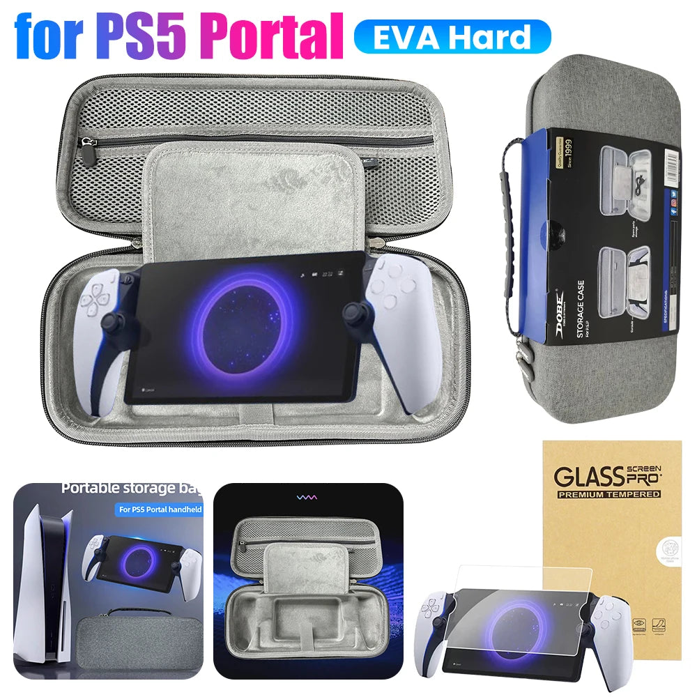 EVA Travel Carrying Case for PS5 Portal Protection - Smarsty