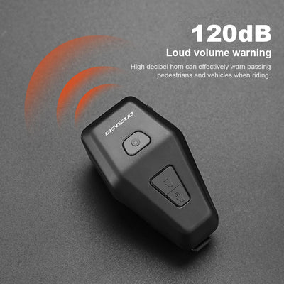 Motorcycle Electric Horn USB Rechargeable Bike Warning Safety Bell Waterproof Electronic Bicycle Horn for Mountain Road Bike
