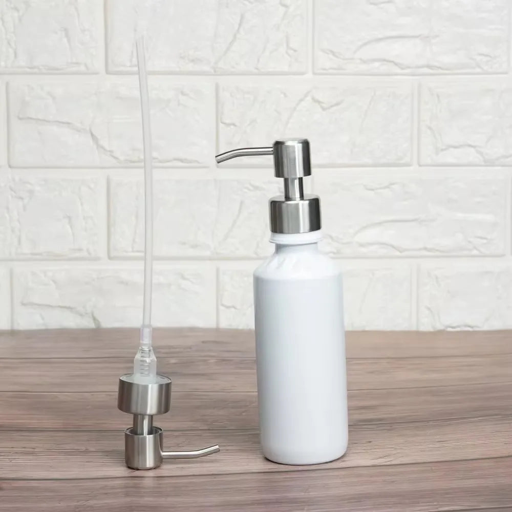 304 Stainless Steel Liquid Soap Pump Dispenser for Kitchen and Bathroom - Smarsty